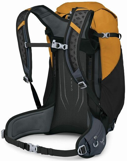 Рюкзак Osprey Hikelite 32 Tungsten/Yelow - Фото 2 большая