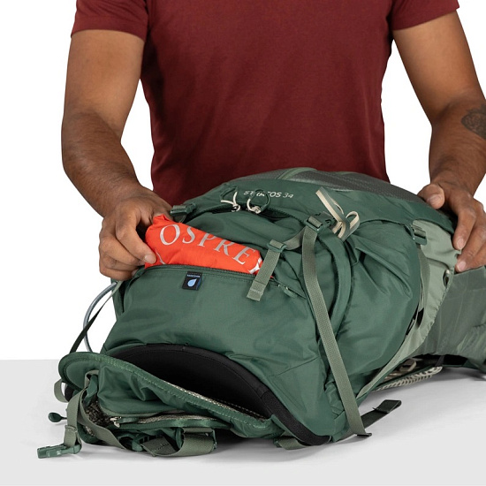 Рюкзак Osprey Stratos 34 Pine Leaf Green - Фото 12 большая