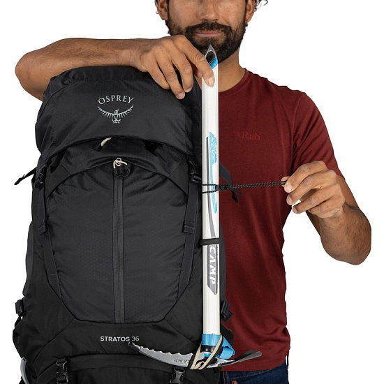 Рюкзак Osprey Stratos 36 Raven Black - Фото 6 большая