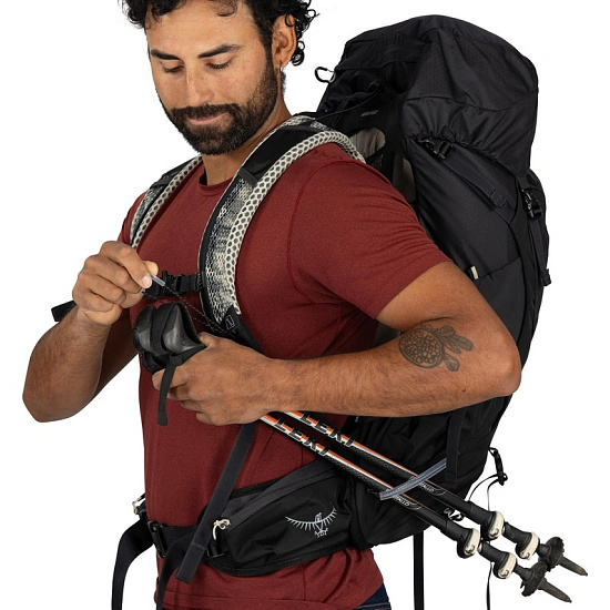Рюкзак Osprey Stratos 36 Raven Black - Фото 7 большая