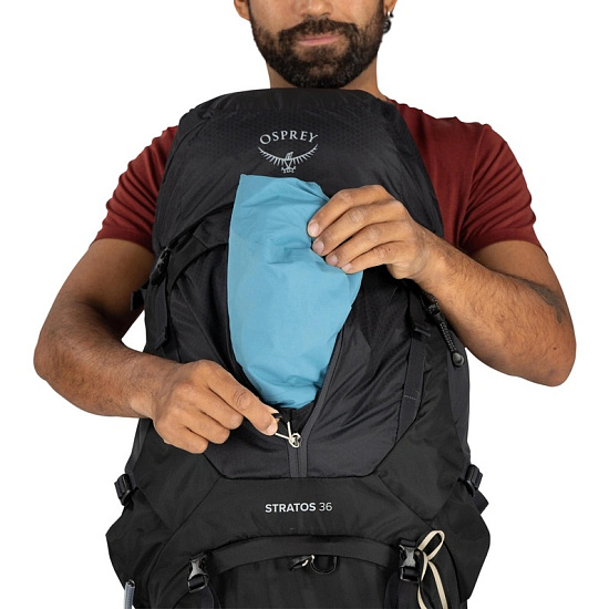 Рюкзак Osprey Stratos 36 Raven Black - Фото 12 большая