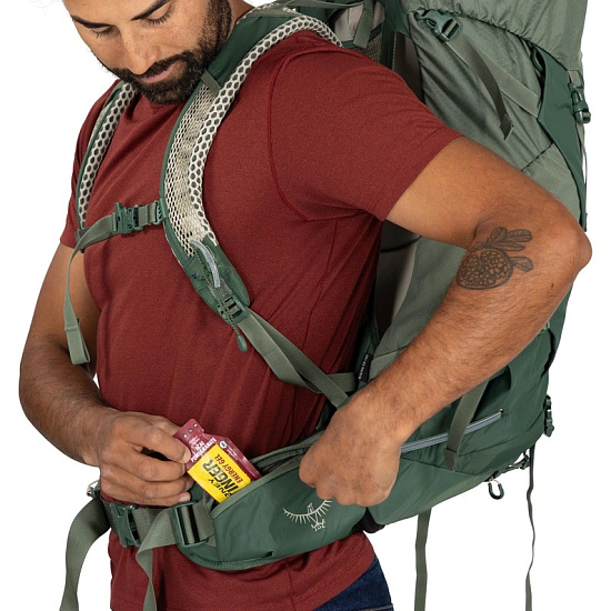 Рюкзак Osprey Stratos 44 Pine Leaf Green - Фото 10 большая