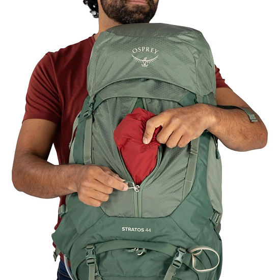 Рюкзак Osprey Stratos 44 Pine Leaf Green - Фото 11 большая