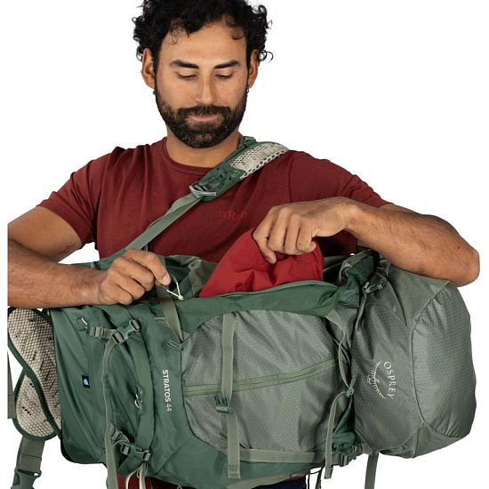 Рюкзак Osprey Stratos 44 Pine Leaf Green - Фото 14 большая
