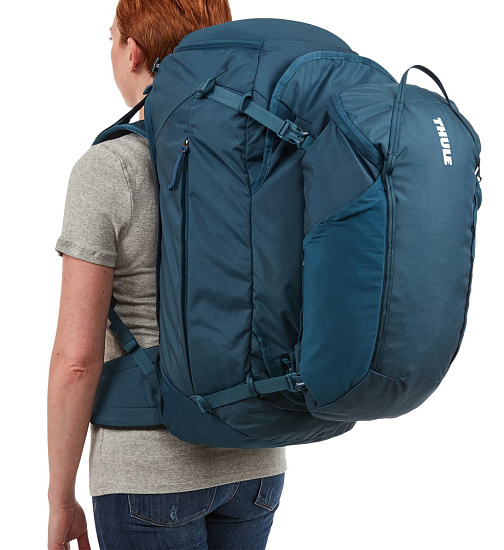 Рюкзак женский Thule Landmark 70 л Majolica Blue - Фото 3 большая