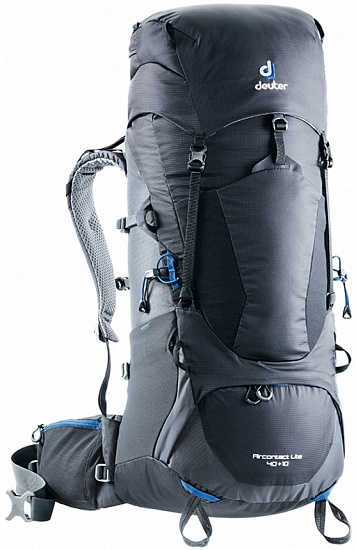 Рюкзак Deuter Aircontact Lite 40 + 10 Black-Graphite - Фото 1 большая