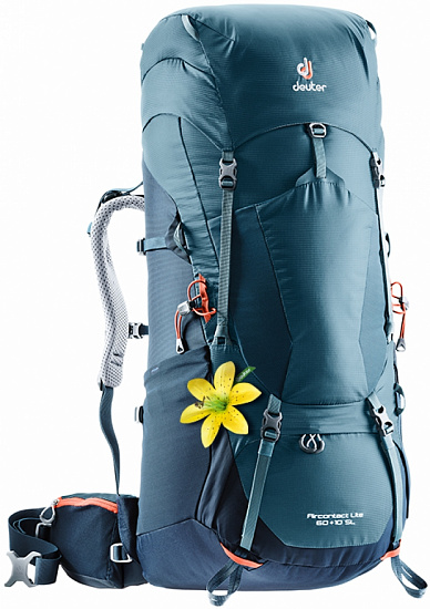 Рюкзак женский Deuter Aircontact Lite 60 + 10 SL Arctic-Navy - Фото 1 большая