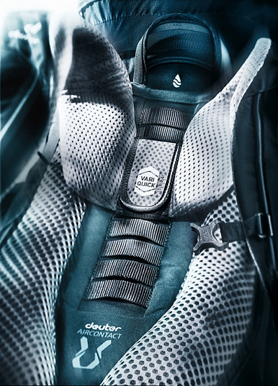Рюкзак Deuter Aircontact Lite 65 + 10 Black-Graphite - Фото 6 большая