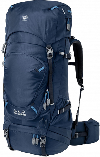 Рюкзак Jack Wolfskin Highland Trail 50 Dark Indigo - Фото 1 большая