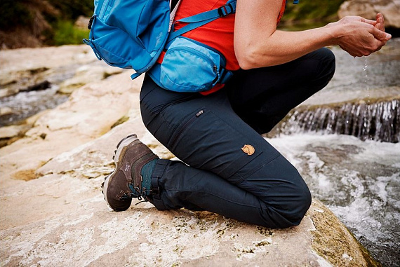Рюкзак женский Fjallraven Abisko Friluft 35 Stone Grey - Фото 5 большая