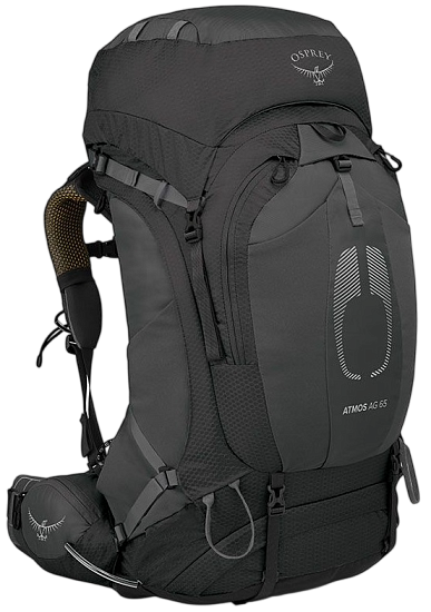 Рюкзак Osprey Atmos AG 65 Black - Фото 1 большая