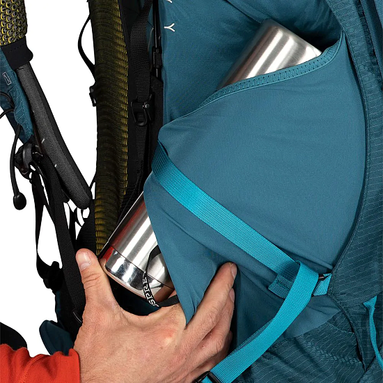 Рюкзак Osprey Atmos AG 65 Black - Фото 5 большая