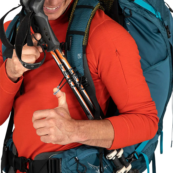 Рюкзак Osprey Atmos AG 65 Black - Фото 11 большая