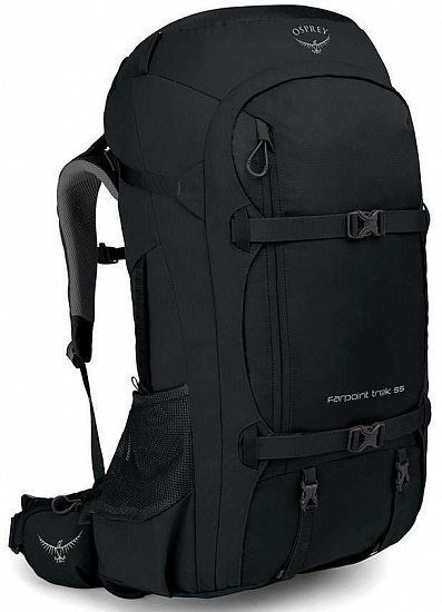 Рюкзак Osprey Farpoint Trek 55 Black - Фото 1 большая