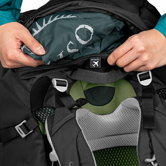 Рюкзак Osprey Farpoint Trek 55 Black - Фото 9 большая