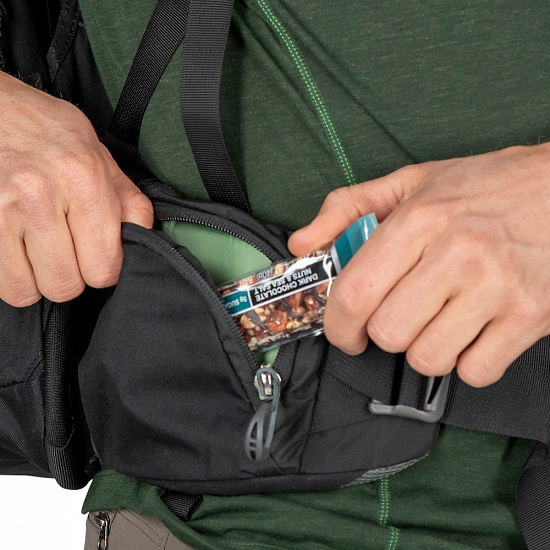 Рюкзак Osprey Farpoint Trek 55 Black - Фото 13 большая