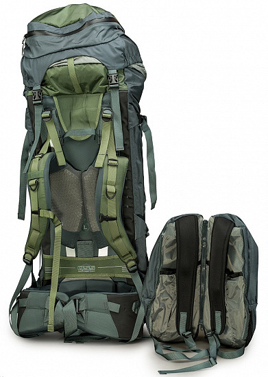 Рюкзак Bergans Alpinist 110 Medium Green/Dark Green - Фото 7 большая