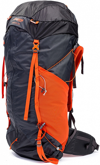 Рюкзак Bergans Helium 55 Solid Charcoal/Koi Orange - Фото 2 большая