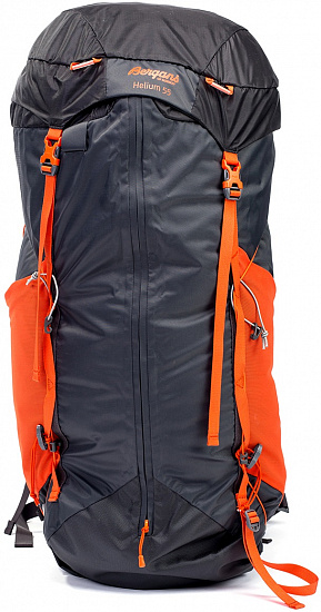 Рюкзак Bergans Helium 55 Solid Charcoal/Koi Orange - Фото 3 большая