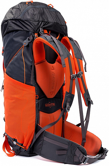 Рюкзак Bergans Helium 55 Solid Charcoal/Koi Orange - Фото 5 большая