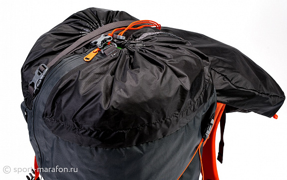 Рюкзак Bergans Helium 55 Solid Charcoal/Koi Orange - Фото 10 большая