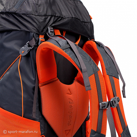 Рюкзак Bergans Helium 55 Solid Charcoal/Koi Orange - Фото 15 большая