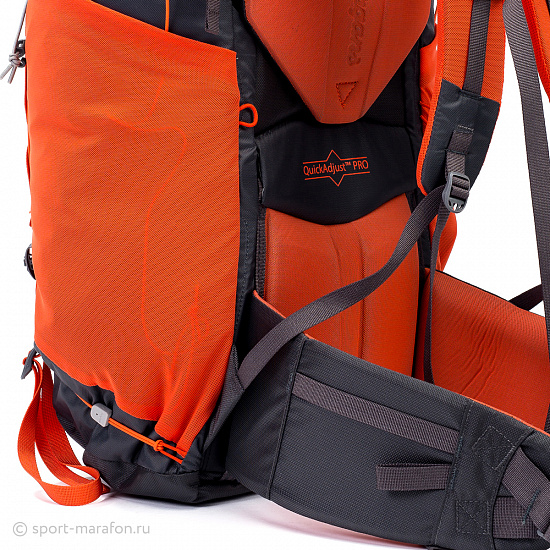 Рюкзак Bergans Helium 55 Solid Charcoal/Koi Orange - Фото 16 большая