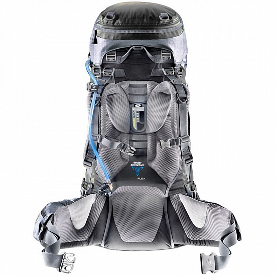 Рюкзак Deuter Aircontact 45 +10 Granite-Black - Фото 2 большая