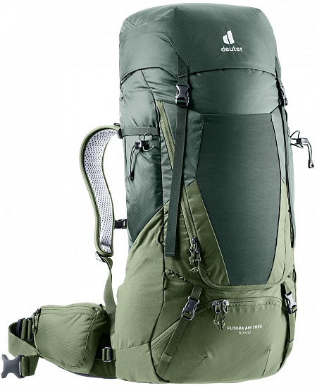Рюкзак Deuter Futura Air Trek 50+10 Ivy/Khaki - Фото 1 большая