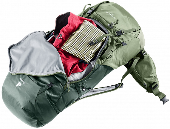Рюкзак Deuter Futura Air Trek 50+10 Ivy/Khaki - Фото 8 большая