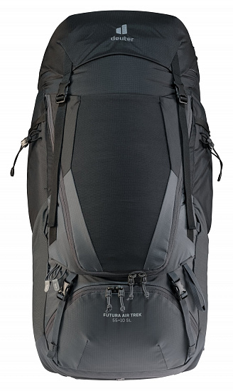 Рюкзак женский Deuter Futura Air Trek 55+10 SL Black/Graphite - Фото 3 большая
