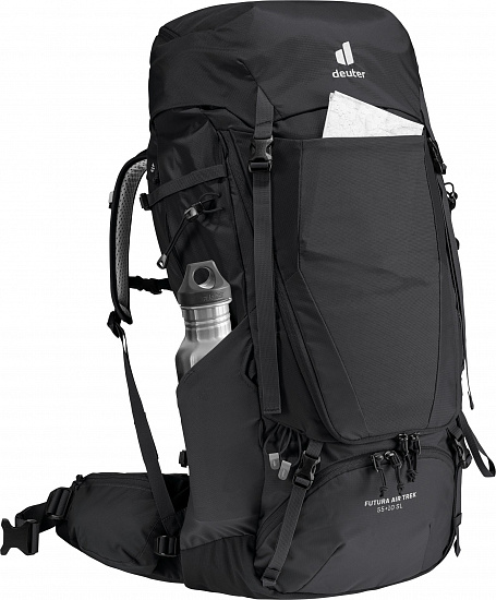 Рюкзак женский Deuter Futura Air Trek 55+10 SL Black/Graphite - Фото 9 большая