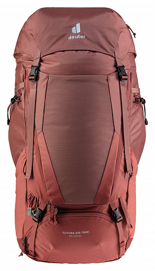 Рюкзак женский Deuter Futura Air Trek 55+10 SL Redwood/Lava - Фото 3 большая
