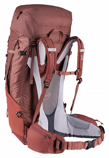 Рюкзак женский Deuter Futura Air Trek 55+10 SL Redwood/Lava - Фото 5 большая