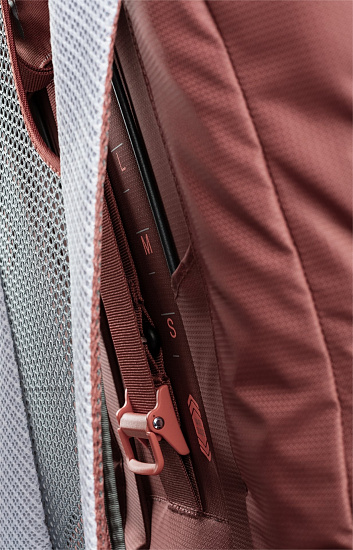 Рюкзак женский Deuter Futura Air Trek 55+10 SL Redwood/Lava - Фото 11 большая