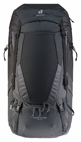 Рюкзак Deuter Futura Air Trek 60+10 Black/Graphite - Фото 3 большая