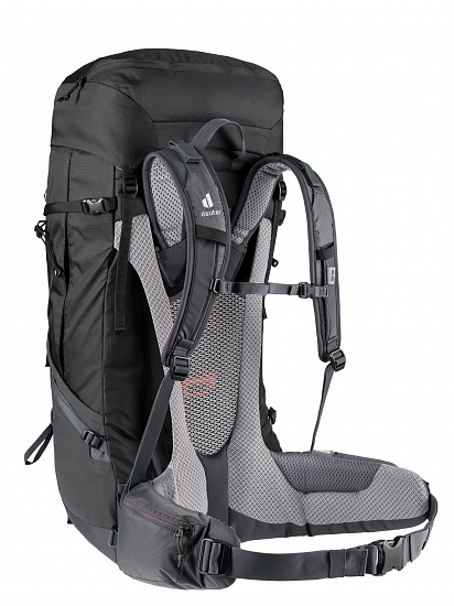 Рюкзак Deuter Futura Air Trek 60+10 Black/Graphite - Фото 5 большая