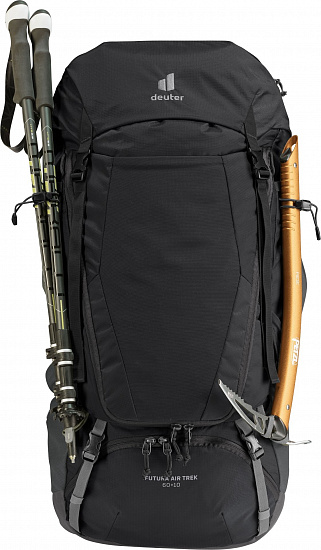 Рюкзак Deuter Futura Air Trek 60+10 Black/Graphite - Фото 8 большая
