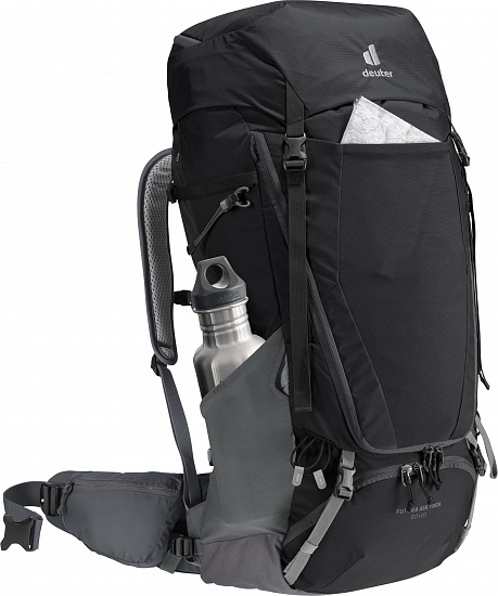 Рюкзак Deuter Futura Air Trek 60+10 Black/Graphite - Фото 9 большая