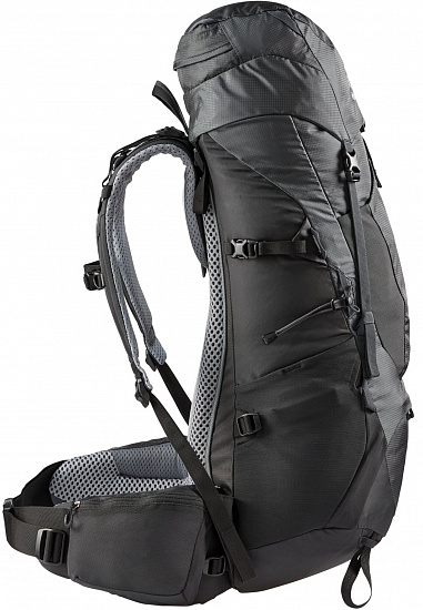 Рюкзак Deuter Aircontact Lite 40+10 Graphite/Black - Фото 3 большая