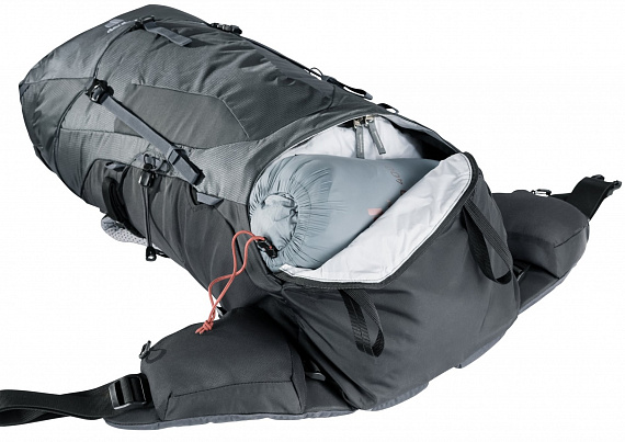 Рюкзак Deuter Aircontact Lite 40+10 Graphite/Black - Фото 7 большая