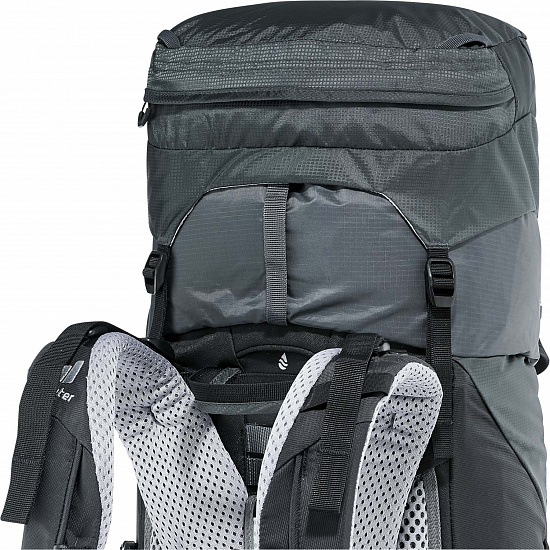 Рюкзак Deuter Aircontact Lite 40+10 Graphite/Black - Фото 8 большая