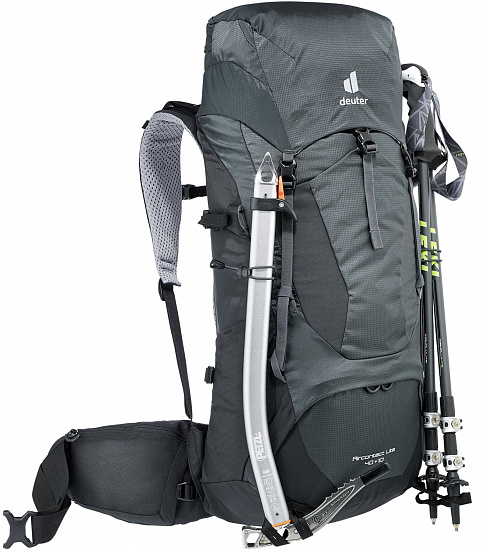 Рюкзак Deuter Aircontact Lite 40+10 Graphite/Black - Фото 9 большая