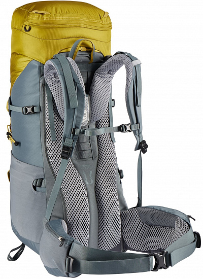 Рюкзак Deuter Aircontact Lite 50+10 Turmeric/Teal - Фото 4 большая