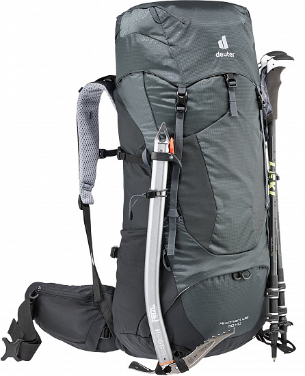 Рюкзак Deuter Aircontact Lite 50+10 Graphite/Black - Фото 10 большая