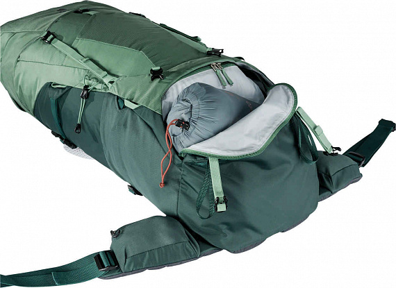 Рюкзак женский Deuter Aircontact Lite 60+10 SL Aloe/Forest - Фото 5 большая