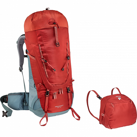 Рюкзак Deuter Aircontact 45+10 Lava/Teal - Фото 7 большая