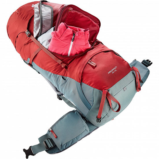 Рюкзак Deuter Aircontact 45+10 Lava/Teal - Фото 8 большая