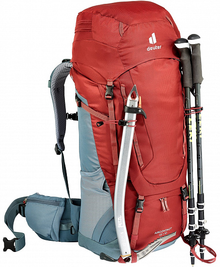 Рюкзак Deuter Aircontact 45+10 Lava/Teal - Фото 11 большая