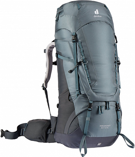 Рюкзак женский Deuter Aircontact 50+10 SL Shale/Graphite - Фото 1 большая